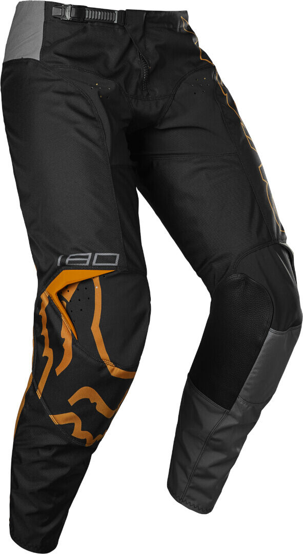 Fox 180 Skew Pantalones de Motocross - Negro Naranja (28)