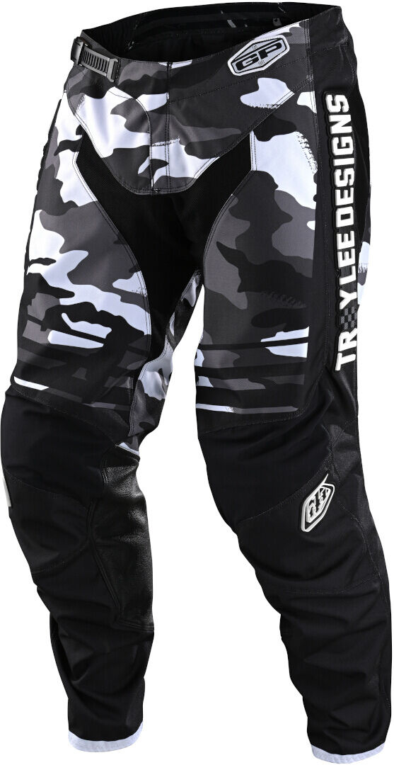 Lee GP Formula Camo Pantalones de motocross - Negro Gris Blanco (28)