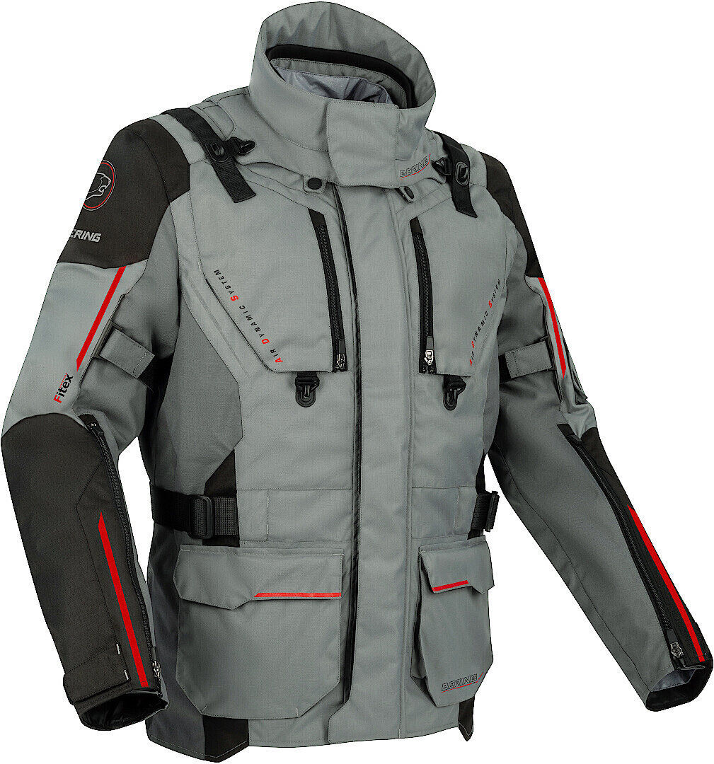 Bering Nordkapp Chaqueta textil de la motocicleta - Gris (S)