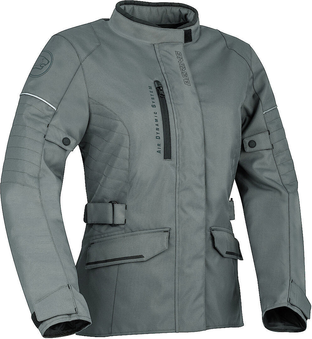 Bering Clara Damas motocicleta chaqueta textil - Gris (38)