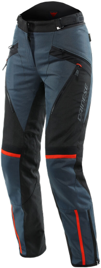 Dainese Tempest 3 D-Dry Pantalones textiles de motocicleta para damas - Negro Gris (48)