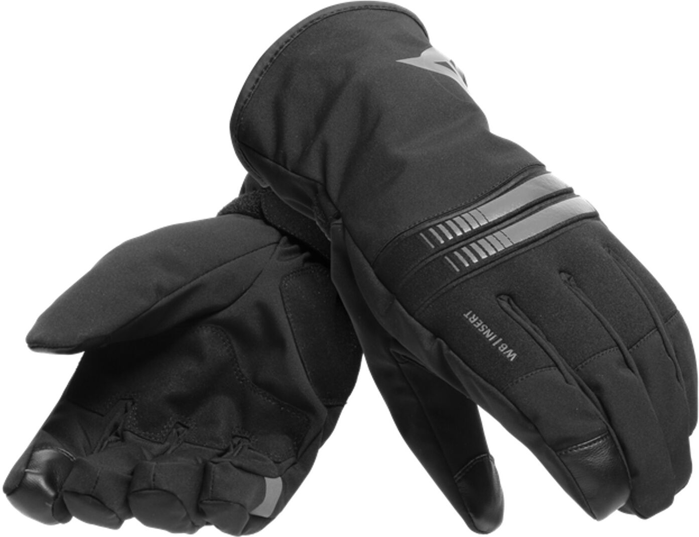 Dainese Plaza 3 D-Dry Motorcycle Gloves Guantes de motocicleta - Negro Gris (S)