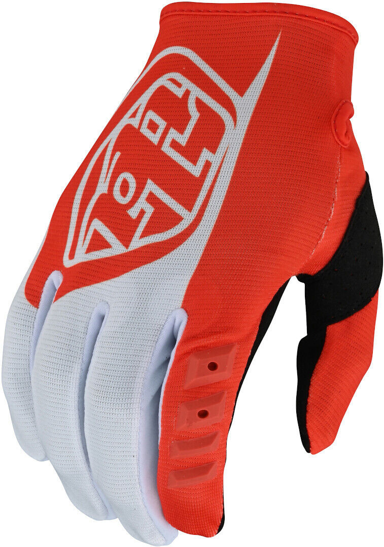 Lee GP Guantes de Motocross Juvenil - Negro Blanco Naranja