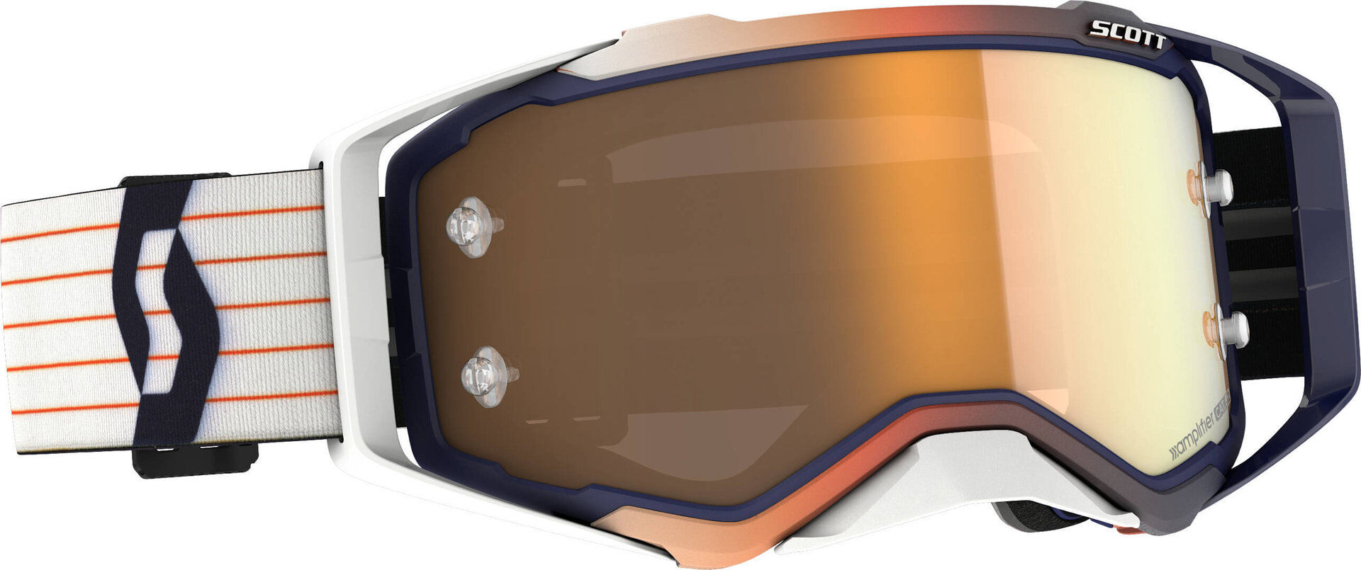 Scott Prospect Amplifier Gafas de Motocross naranja/blanco - Oro (un tamaño)