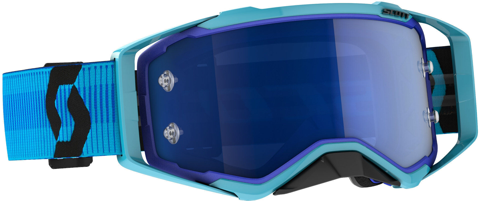 Scott Prospect Chrome blue/black Gafas de motocross - Negro Azul (un tamaño)