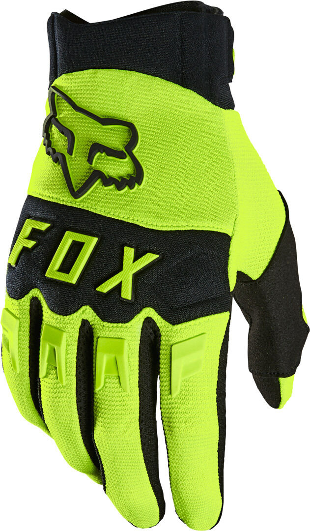 Fox Dirtpaw Guantes de motocross - Negro Amarillo (2XL)