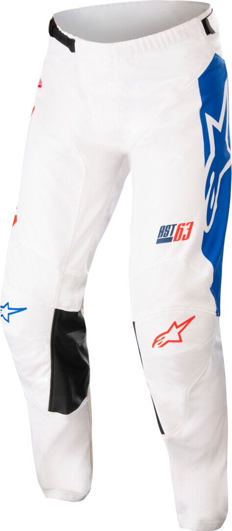 Alpinestars Racer Compass Pantalones de motocross - Blanco Rojo (30)