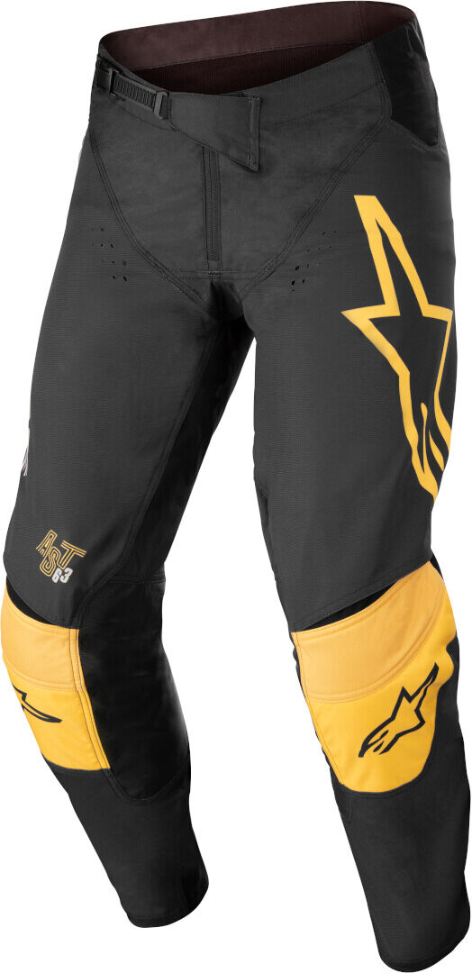 Alpinestars Techstar Quadro Pantalones de motocross - Negro Amarillo (30)