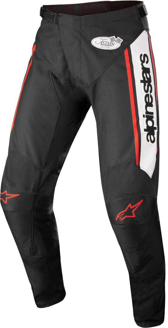 Alpinestars Racer Flagship Black Pantalones de motocross - Negro Blanco (30)