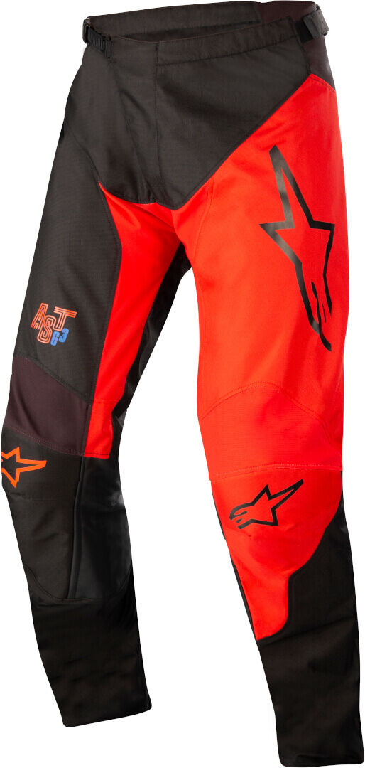 Alpinestars Racer Supermatic Pantalones de motocross - Negro Rojo (28)