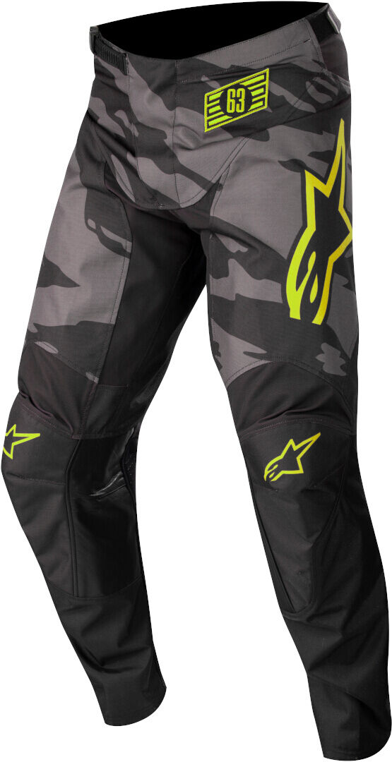 Alpinestars Racer Tactical Pantalones Juveniles de Motocross - Negro Gris (24)