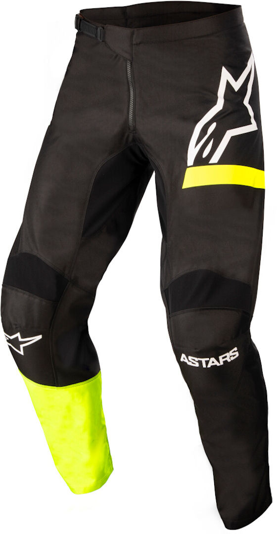 Alpinestars Racer Chaser Pantalones Juveniles de Motocross - Negro Amarillo (XL)