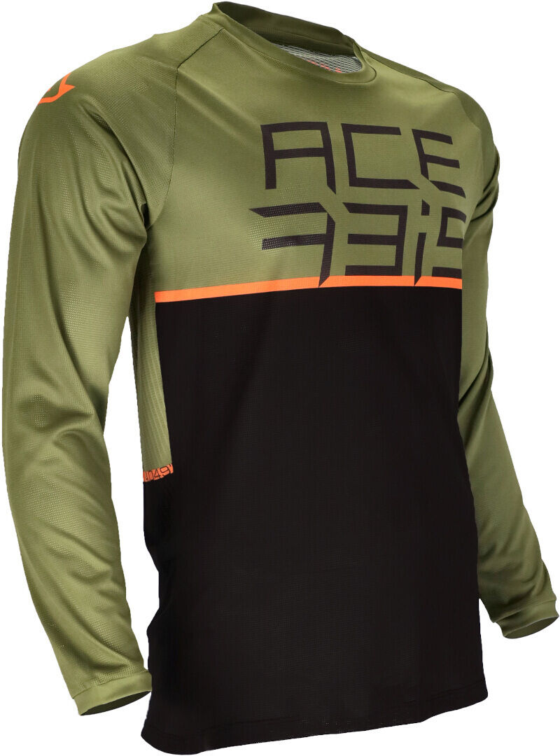 Acerbis Razorcrest Maillot de bicicleta - Negro Verde (S)