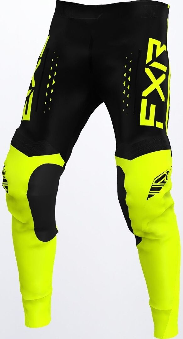 FXR Off-Road RaceDiv Pantalones de motocross - Negro Amarillo (30)