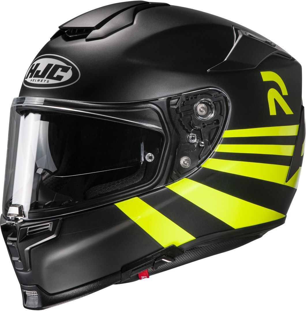 HJC RPHA 70 Stipe Casco - Negro Amarillo (XS 54 55)