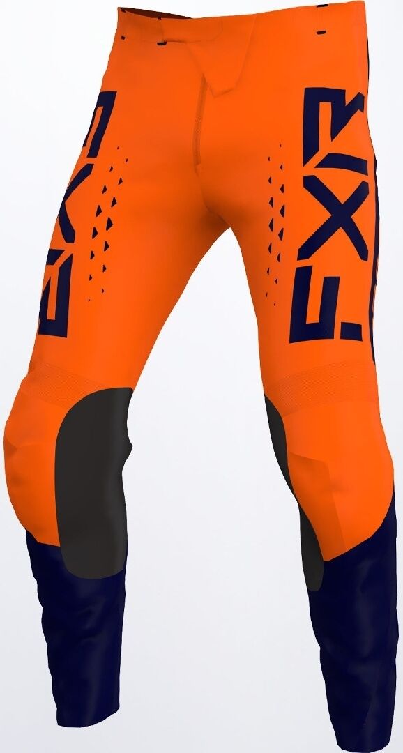 FXR Clutch Pro Pantalones de motocross - Azul Naranja (34)