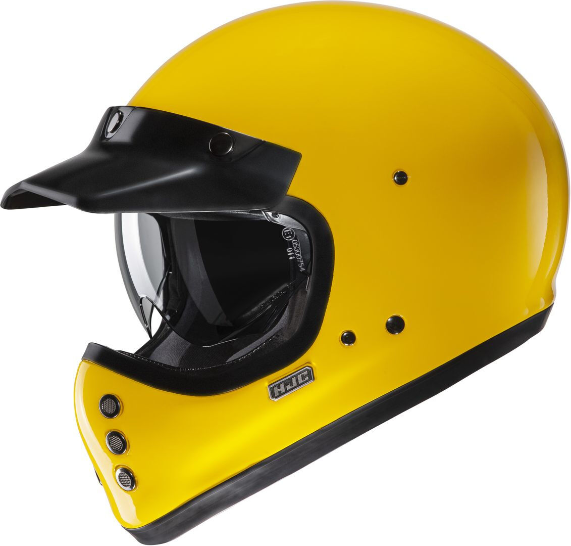 HJC V60 Solid Deep Casco - Amarillo