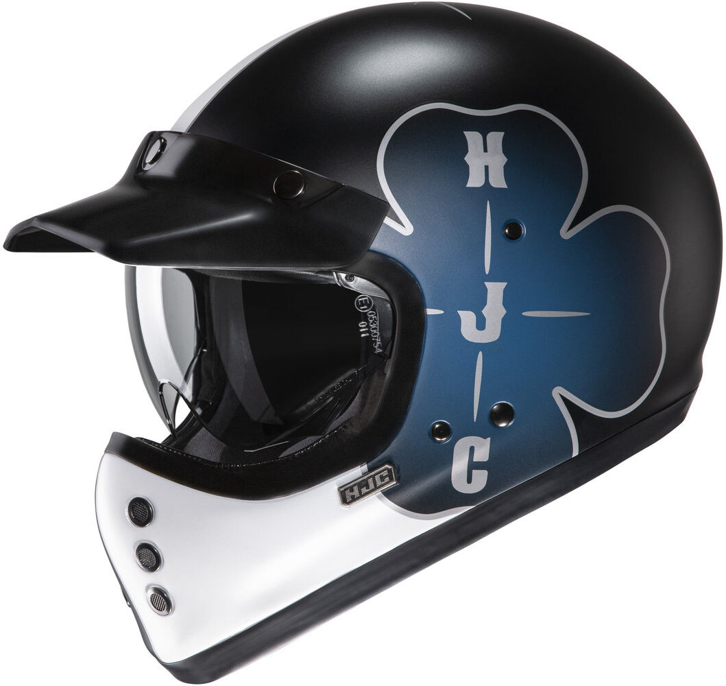 HJC V60 Ofera Casco - Negro Azul (2XL)