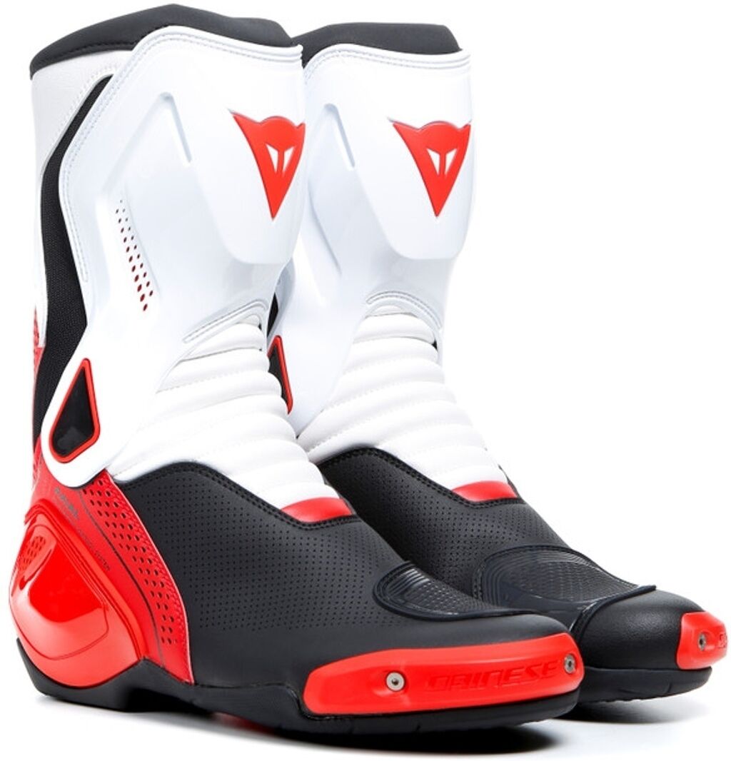 Dainese Nexus 2 Air Botas de moto perforadas - Negro Blanco Rojo (44)