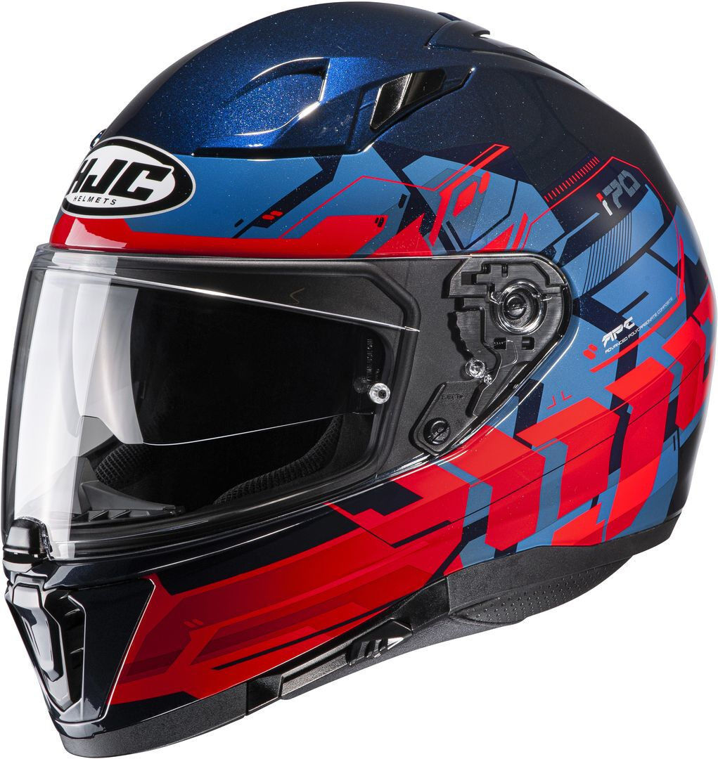 HJC i70 Alligon Casco - Rojo Azul (S)