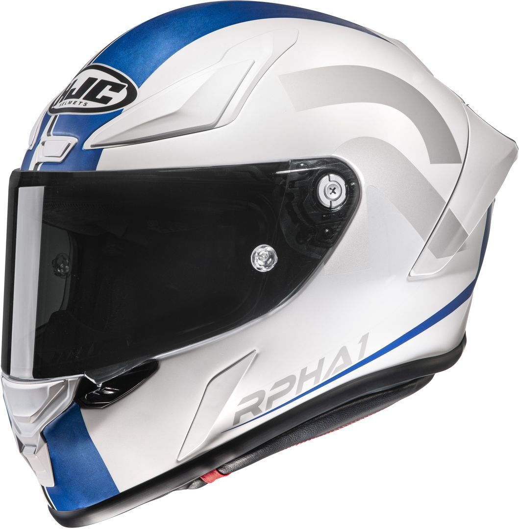 HJC RPHA 1 Senin Casco - Blanco Azul (2XL)