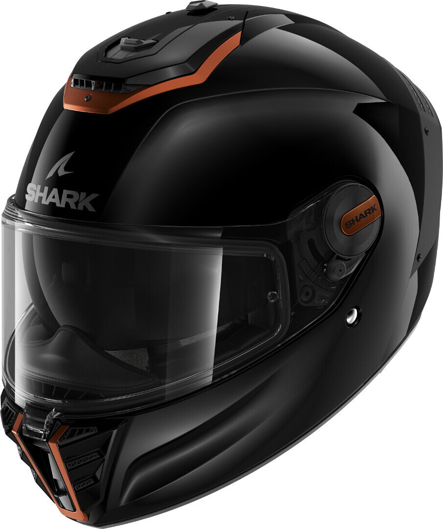 Shark Spartan RS Blank Casco - Negro (XL)