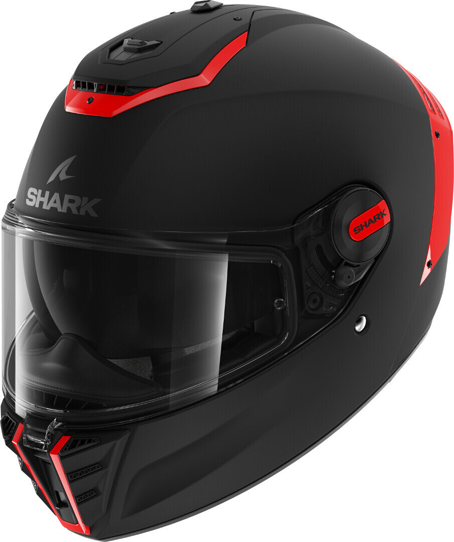 Shark Spartan RS Blank Casco - Negro Rojo (2XL)
