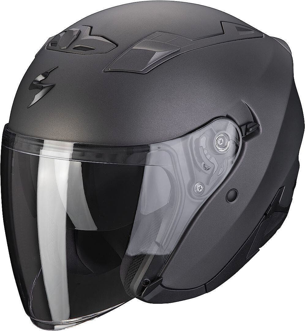 Scorpion EXO-230 Solid Casco Jet - Negro Gris