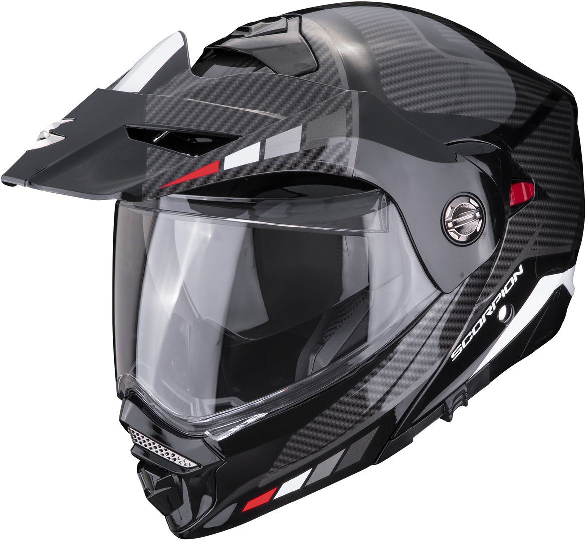 Scorpion ADX-2 Camino Casco - Negro Rojo (M)