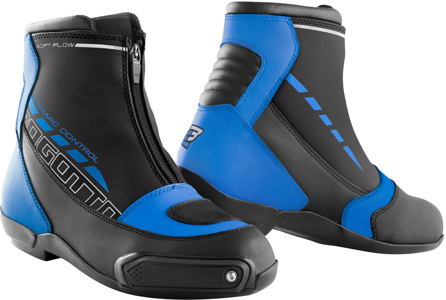 Bogotto Lap Zapatos de motocicleta - Negro Azul (40)