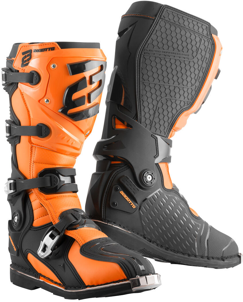 Bogotto MX-7 S Botas de motocross - Negro Naranja (43)