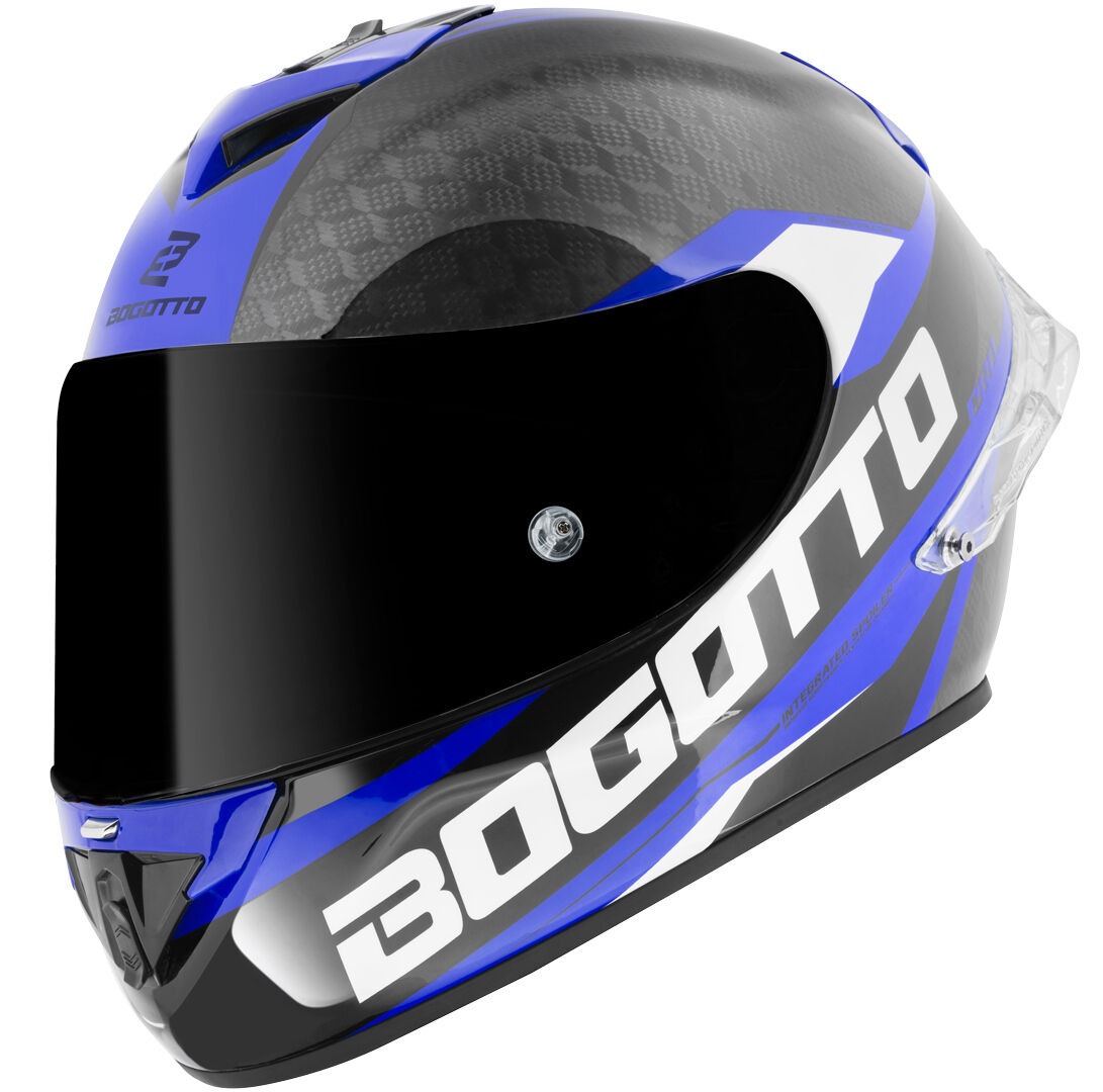 Bogotto FF104 SPN Casco de carbono - Negro Azul