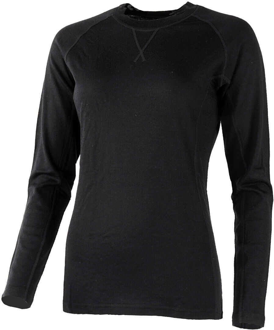 Rukka Wool-R Camisa de manga larga para damas - Negro (XL)