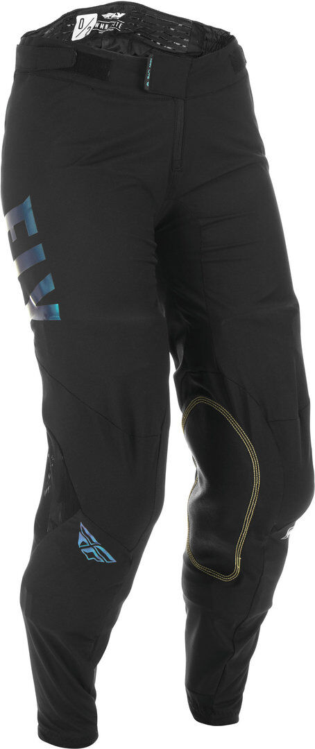 FLY Racing Lite Pantalones de Motocross Mujer - Negro Azul (36)