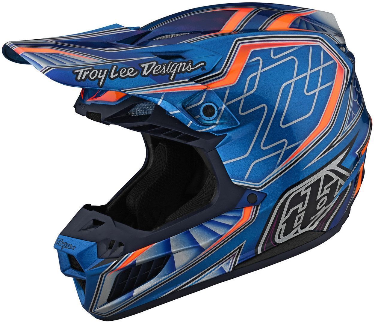 Lee SE5 Lowrider Casco de motocross - Azul (XL)