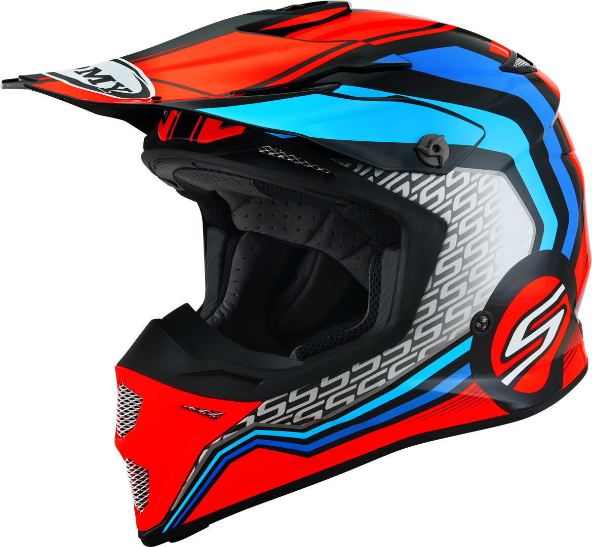 Suomy MX Speed Pro Forward Casco de motocross - Azul Naranja