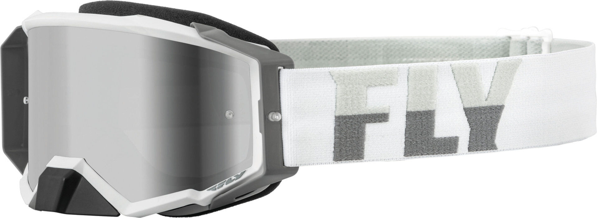 FLY Racing Zone Pro Gafas de motocross - Gris Blanco