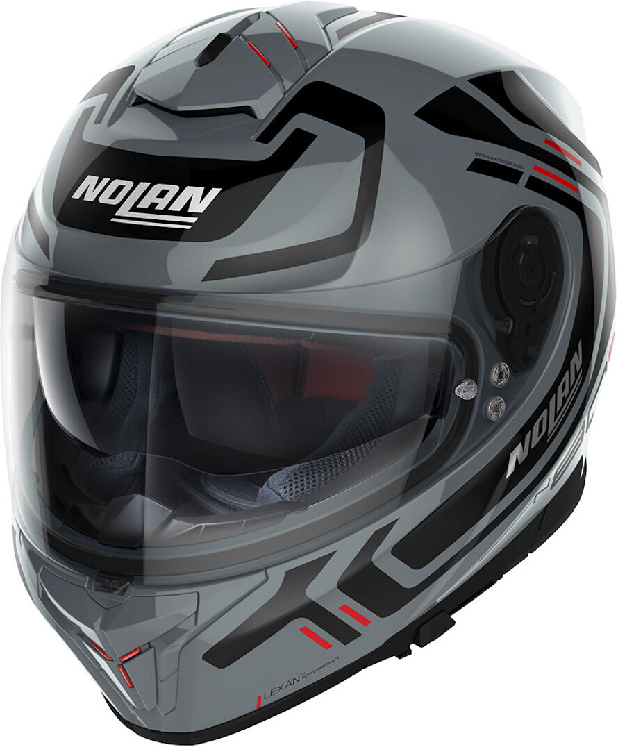 Nolan N80-8 Ally N-Com Casco - Negro Gris (S)