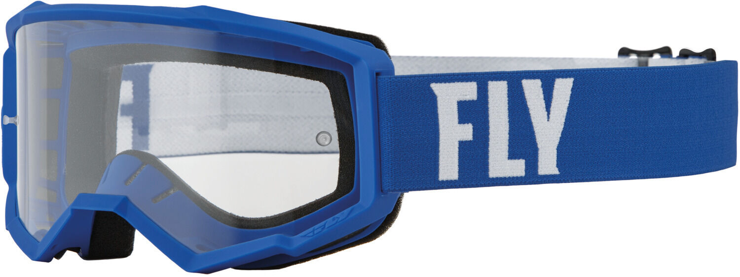 FLY Racing Focus Gafas de motocross - Blanco Azul