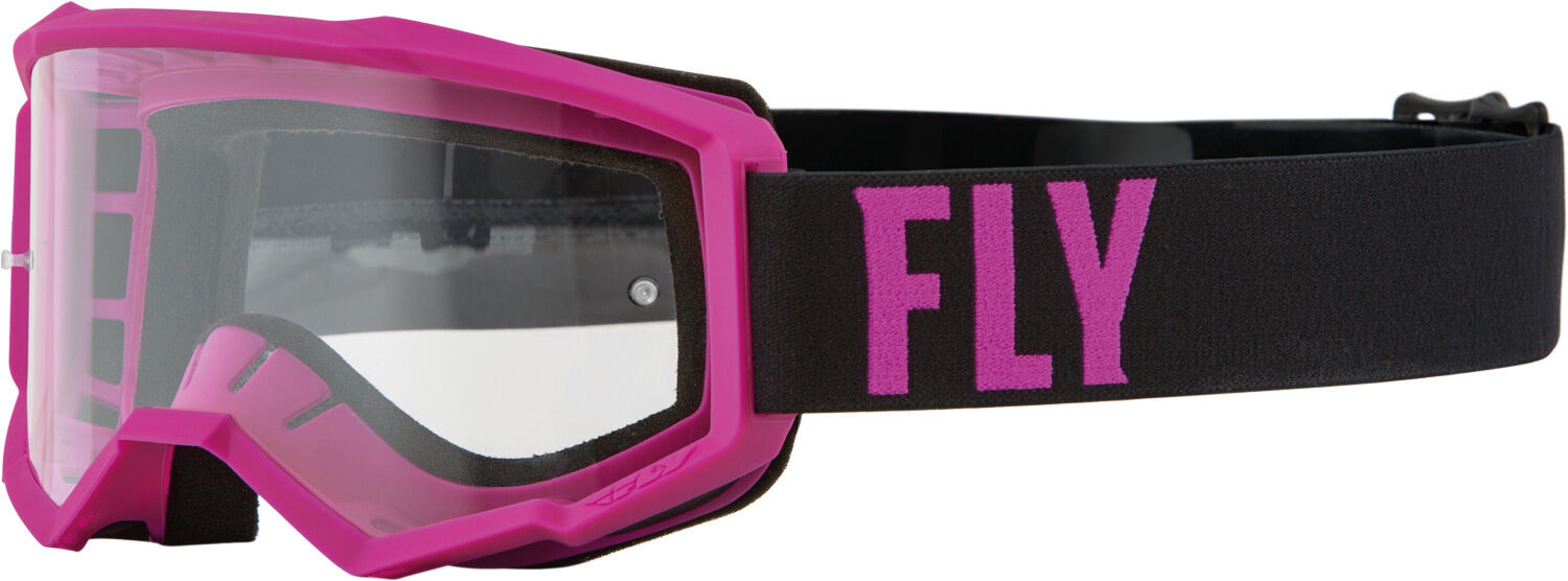 FLY Racing Focus Gafas de motocross - Negro Rosa
