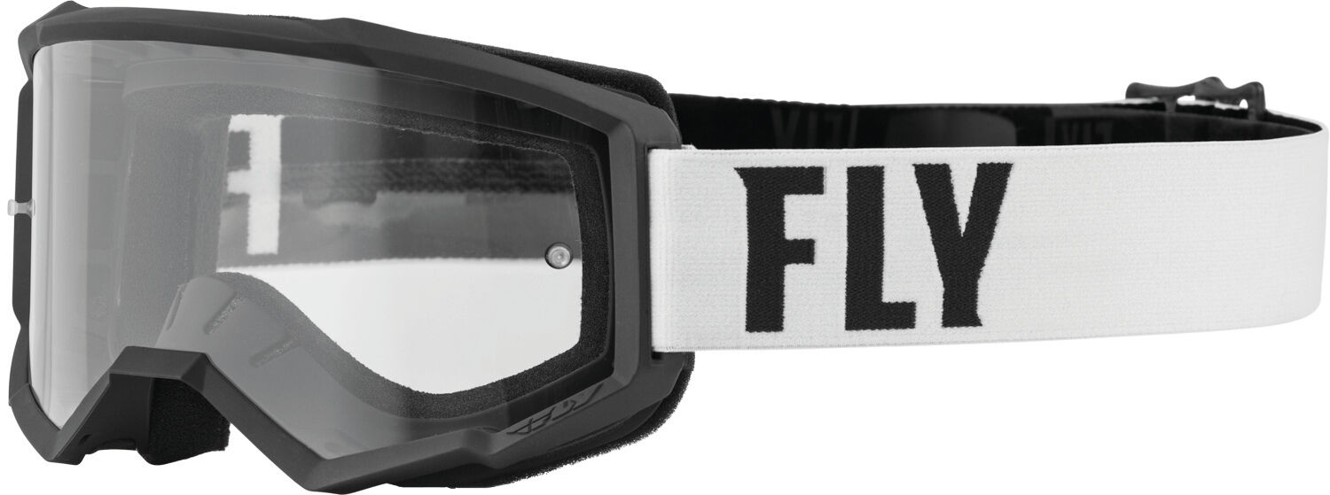 FLY Racing Focus Gafas de motocross - Negro Blanco