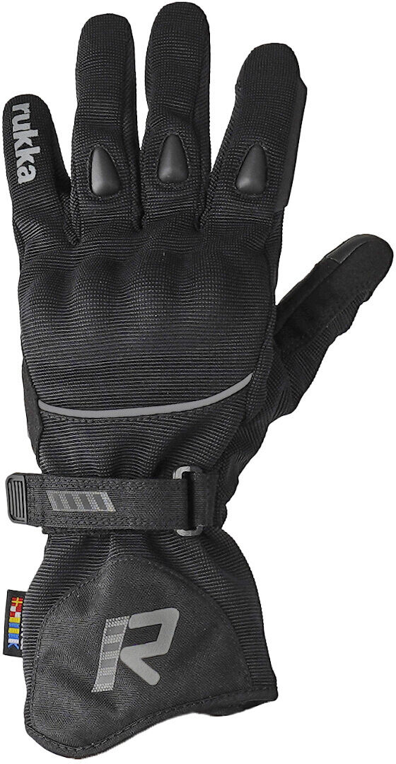 Rukka Virve 2.0 GTX Guantes de motocicleta para damas - Negro (XL)