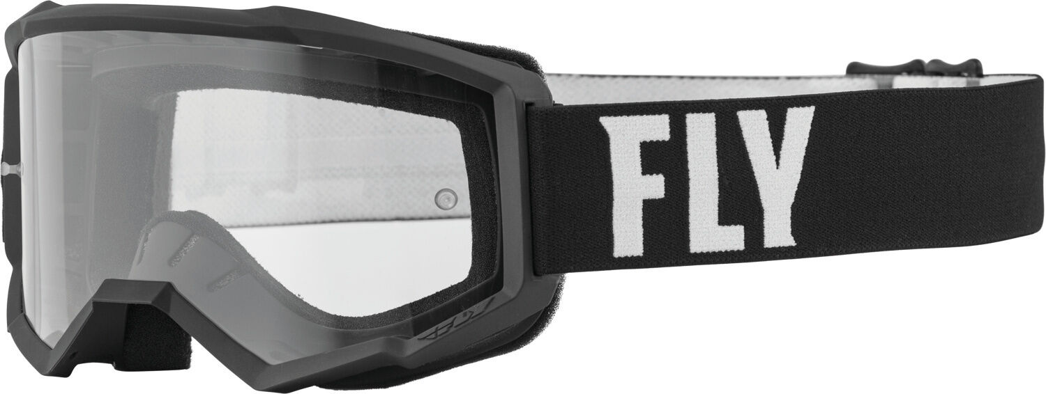 FLY Racing Focus Gafas juveniles de motocross - Negro Blanco