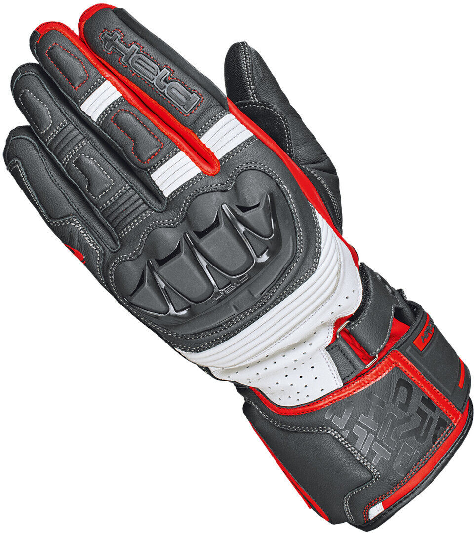 Held Revel 3.0 Guantes de motocicleta - Negro Rojo (2XL)