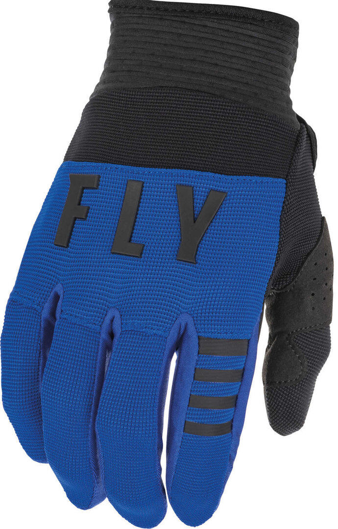 FLY Racing F-16 Guantes de motocross - Negro Azul (XL)