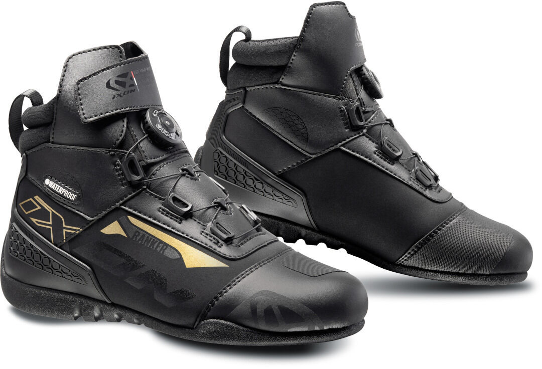 Ixon Ranker WP Zapatos de motocicleta para damas - Negro Oro (36)