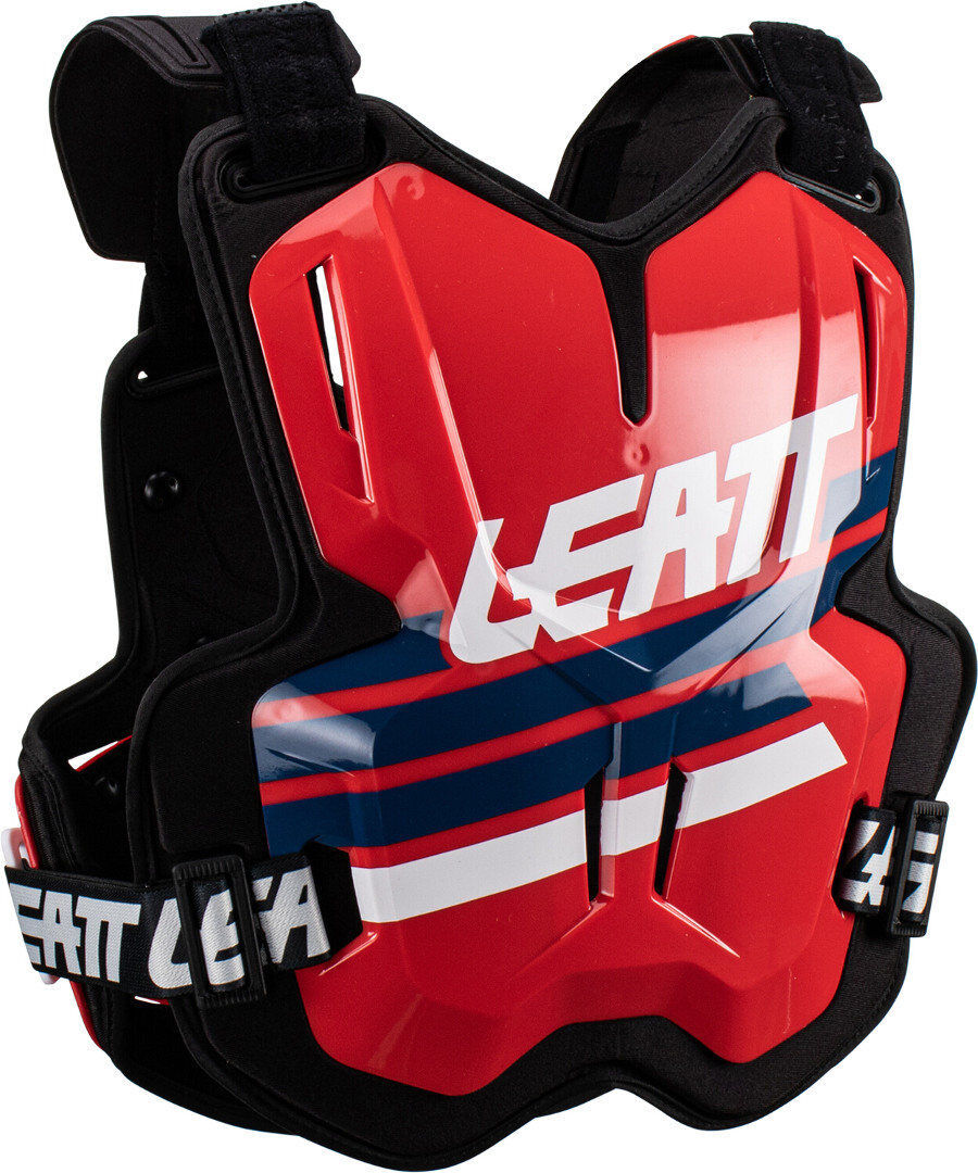 Leatt 2.5 Design Protector de pecho para niños - Negro Rojo (135 cm 145 cm)