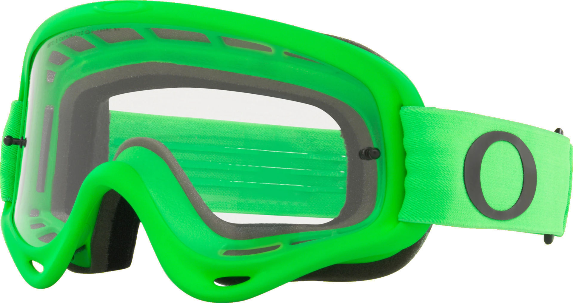 Oakley O-Frame Gafas de motocross - Negro Verde (un tamaño)