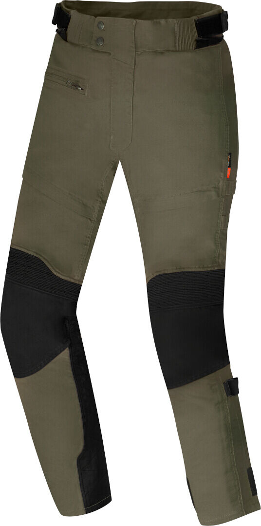 Merlin Mahala D3O Explorer Pantalones textiles para motocicleta - Negro Verde (2XL)