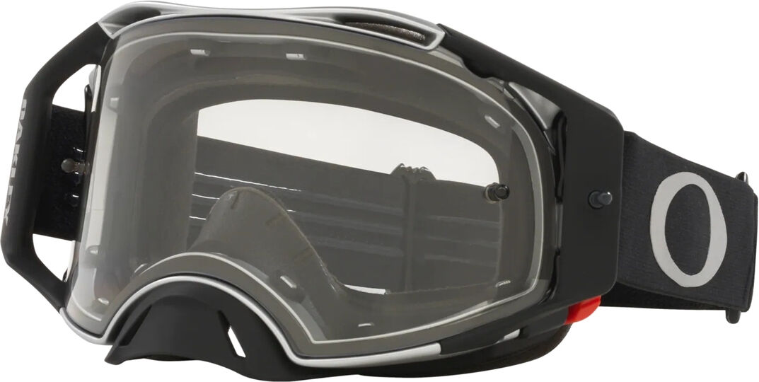 Oakley Airbrake Clear Gafas de motocross - Negro Gris (un tamaño)